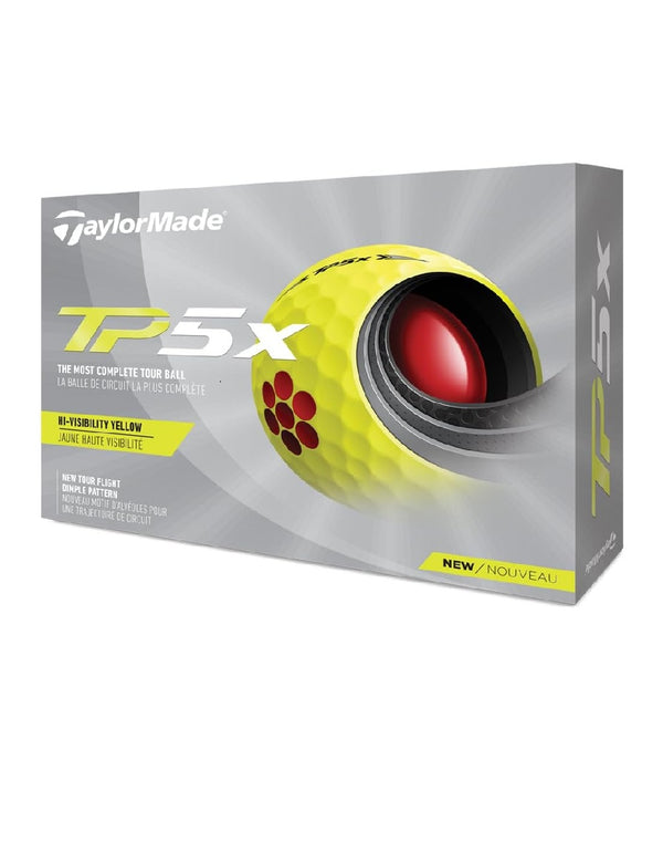 TaylorMade New TP5X Yellow Bola de Golf