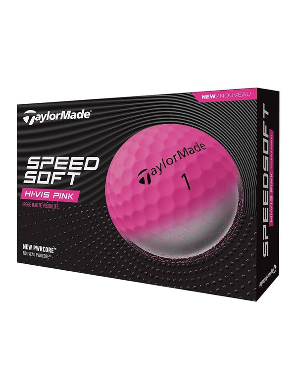 TaylorMade Speed Soft Pink, Bolas de Golf