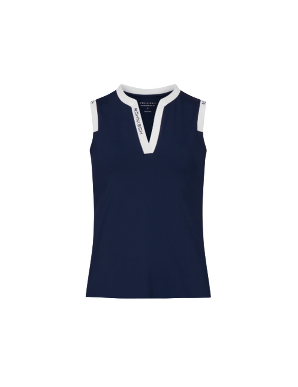 Röhnisch Abby Sleveless Top, Polo sin Mangas para Mujer