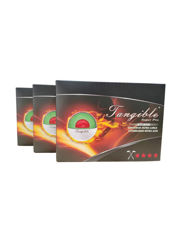Tangible Super Pro 4S Bolas de Golf, 4 Piezas