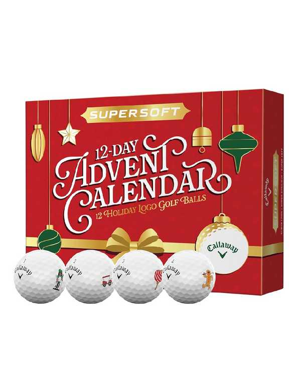 Callaway Supersoft Adviento Navidad, 12 Días, Bola de Golf
