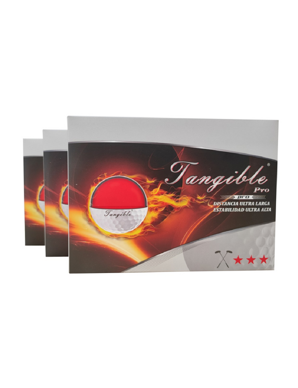 Tangible Pro 3S Bolas de Golf, 3 Piezas