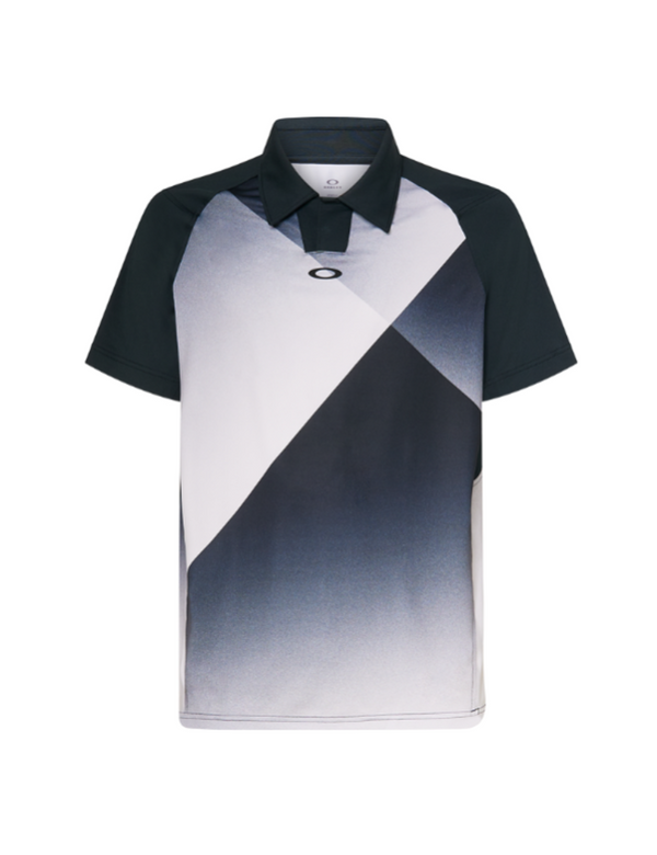 Oakley C1 Hazy Geo, Polo de Golf para Hombre