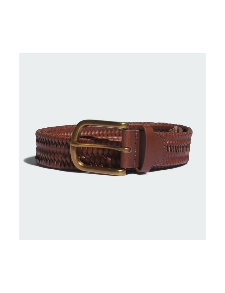 Adidas Golf Woven Leather Belt, Cinturón para Hombre