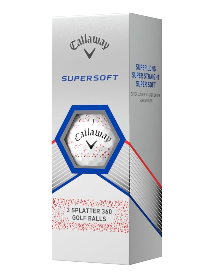 Callaway Supersoft Splatter Bolas de Golf