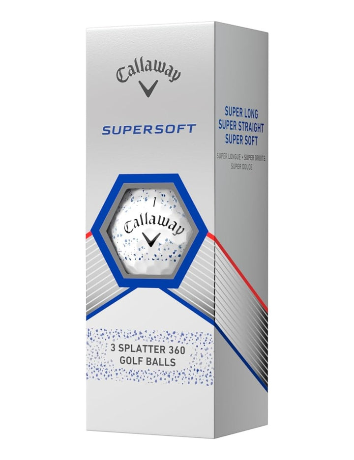 Callaway Supersoft Splatter Bolas de Golf