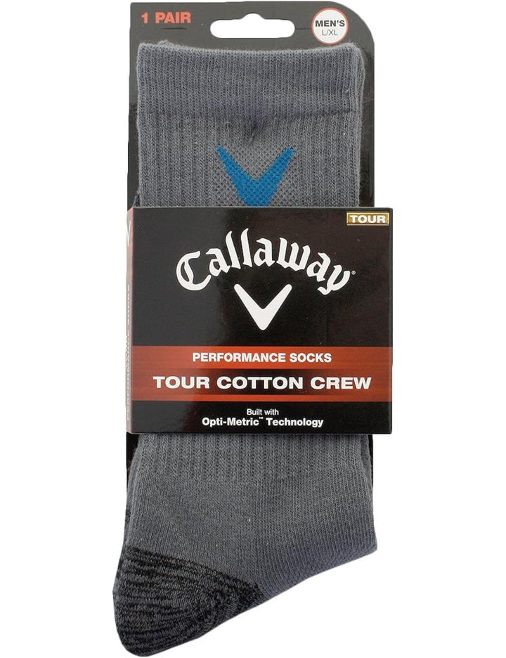 Callaway Tour Cotton Crew Calcetín Hombre