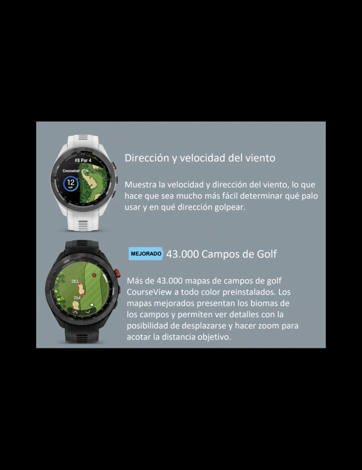 Garmin Approach S70, 42mm, Reloj Golf