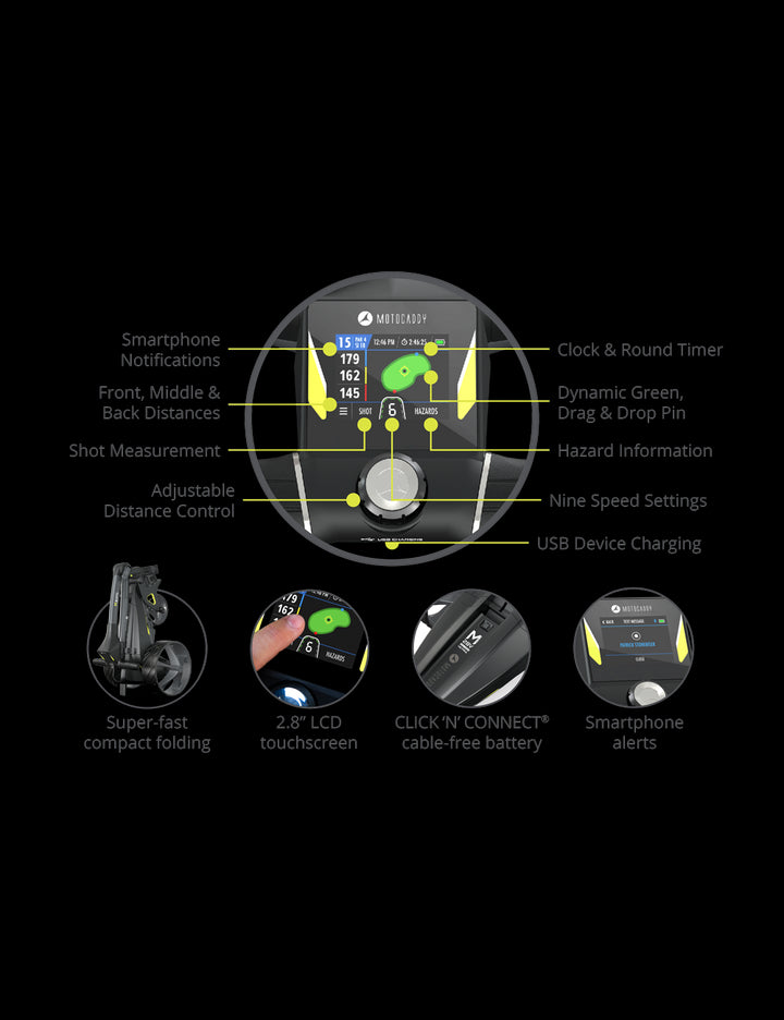 Motocaddy M3 GPS (New 2024 ) Carro Golf Eléctrico Litio