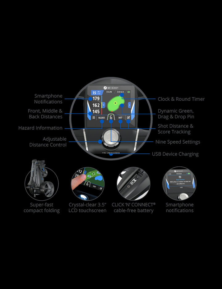 Motocaddy M5 GPS (New 2024 ) Carro Golf Eléctrico Litio